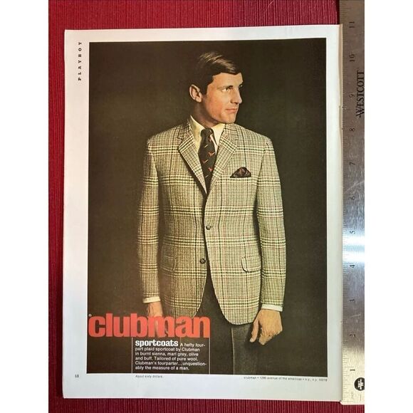 Vintage 1960s 1970s Men’s Polyester Suit Sport Coat 42 Chest - Picture 2 of 10